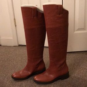 Enzo Angiolini brown over the knee boots